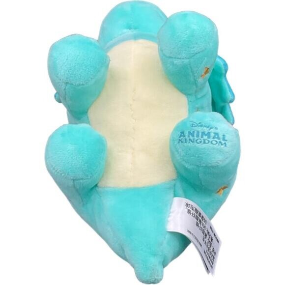 Disneys Animal Kingdom Triceratops Plush Toy With Gold Stars & Turquoise Design - Picture 8 of 8